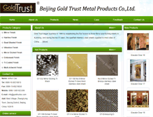 Tablet Screenshot of goldtrustss.com